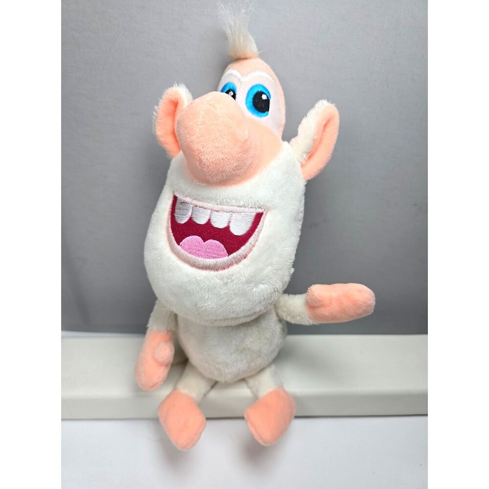 Booba Plush Toy 11” White Monster Character Stuffed Animal Cartoon